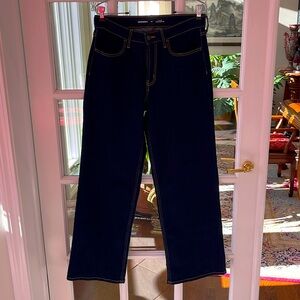 Old Navy denim high-rise wide leg size 10 worn once